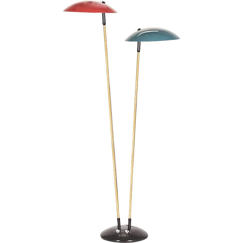 Vintage floor lamp from Drukov, 1960