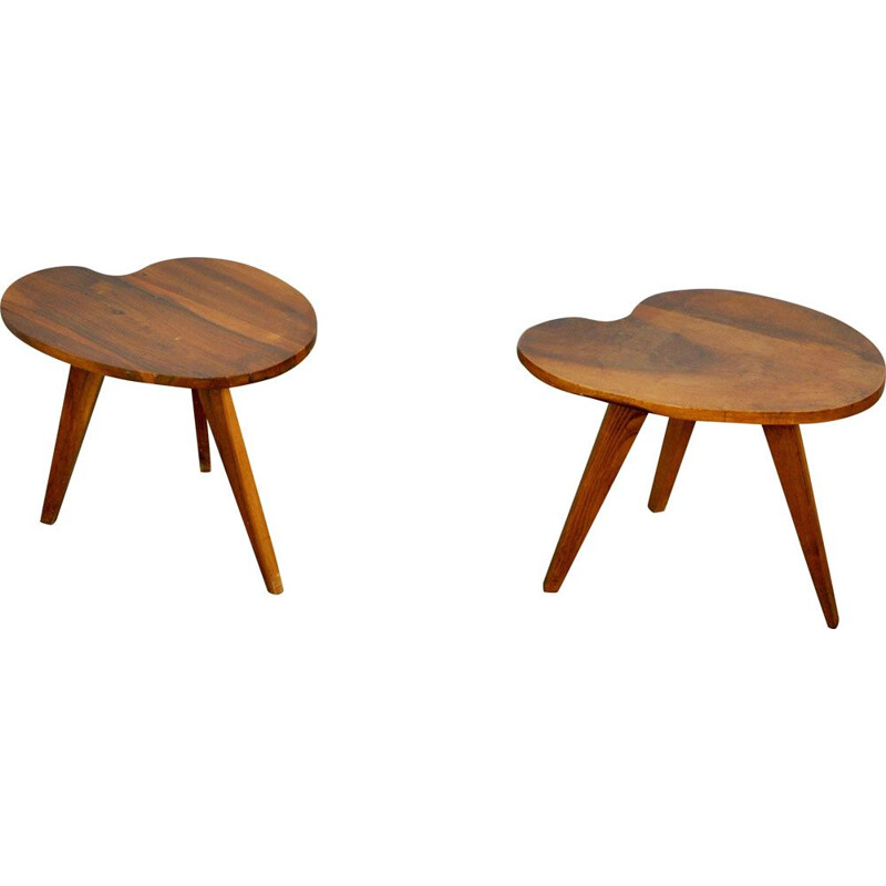 Vintage pair of side tables from the 60s