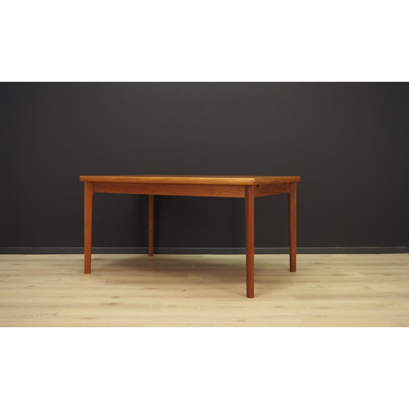 Vintage extendable table by Grete Jalk in teakwood 1960s