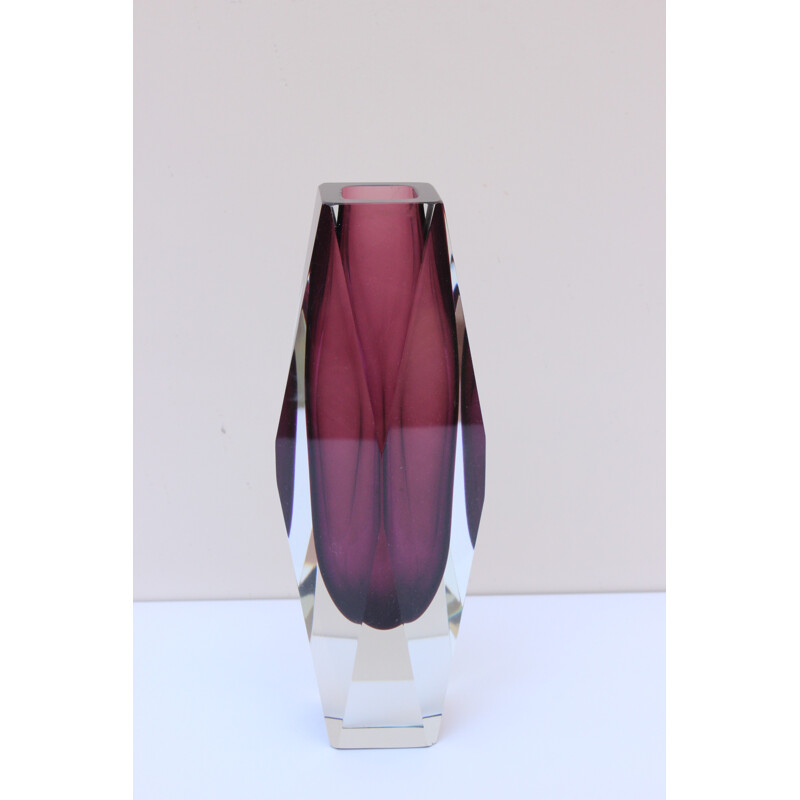 Vase Sommerso en verre de Murano - 1970