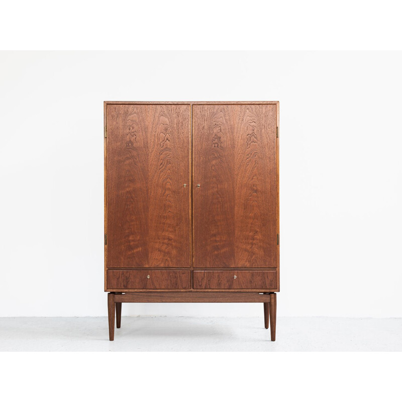 Vintage danish cabinet in teak with 2 doors and 2 drawers 1960s