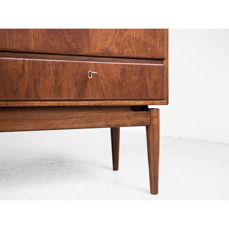 Vintage danish cabinet in teak with 2 doors and 2 drawers 1960s