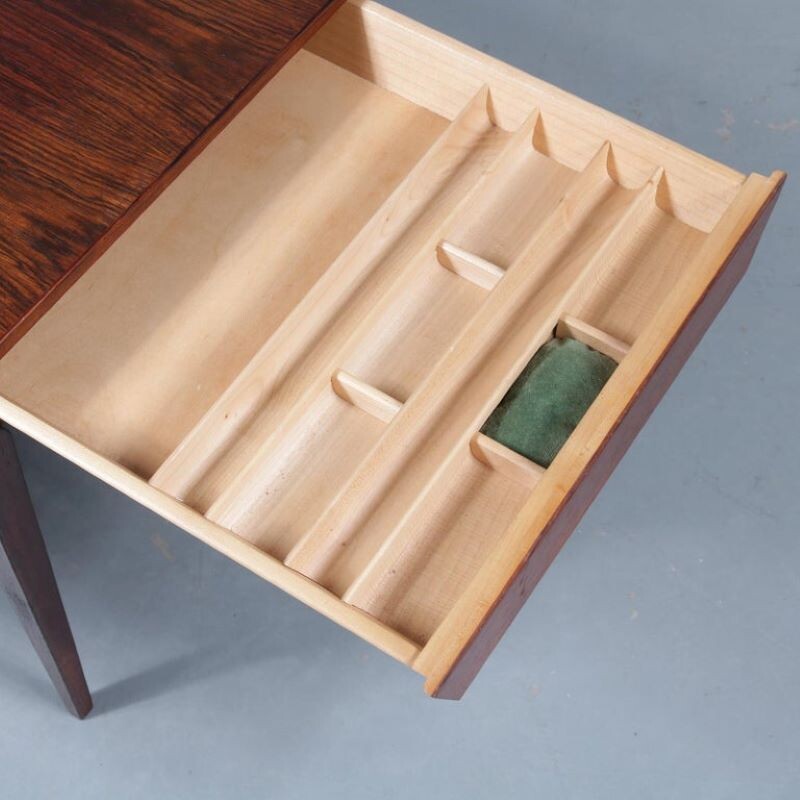 Vintage Sewing Table by Severin Hansen for Haslev Møbelsnedkeri  Bovenkamp, Denmark 1960