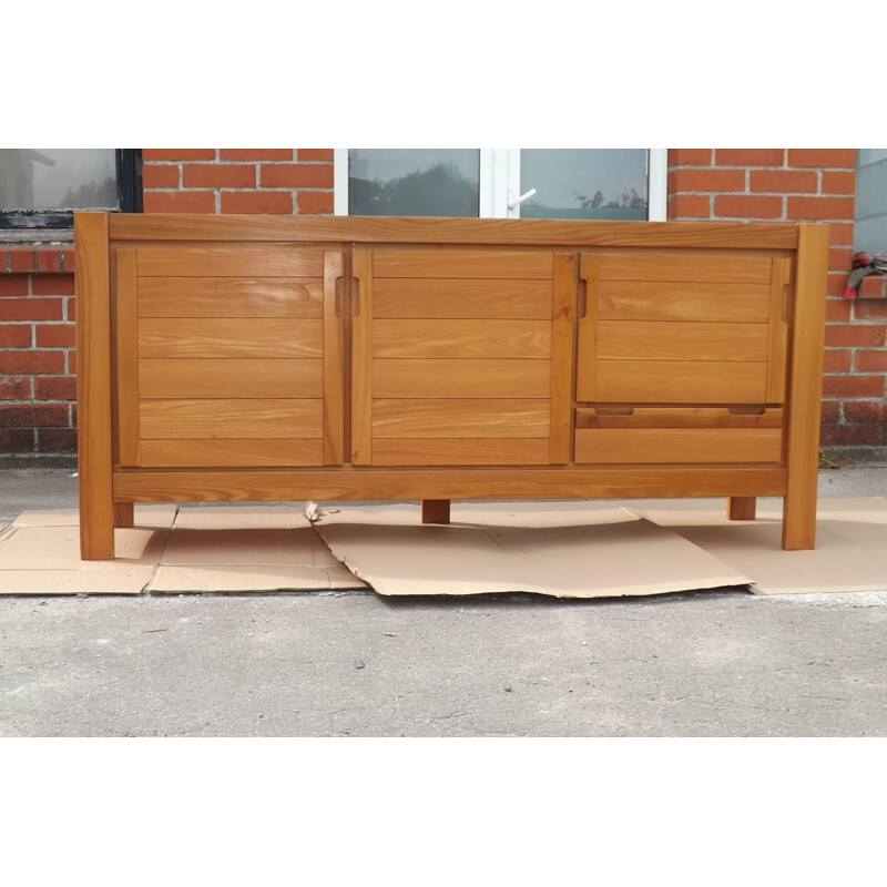 Vintage elm sideboard 1970 