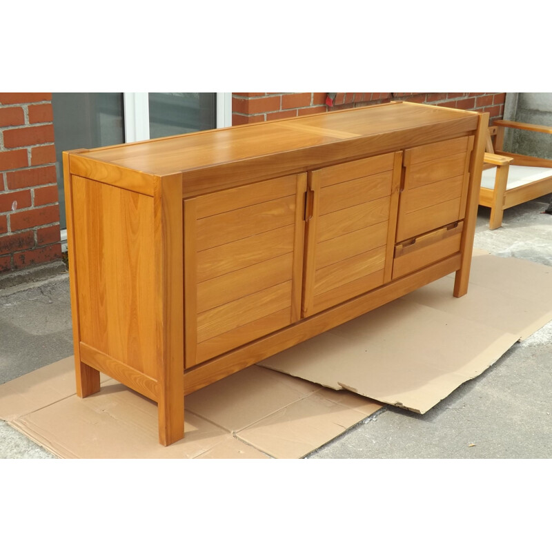 Vintage elm sideboard 1970 