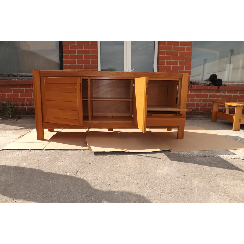 Vintage elm sideboard 1970 