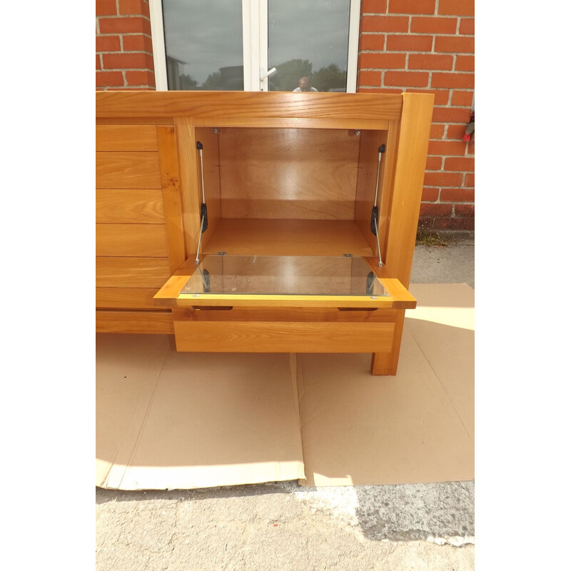 Vintage elm sideboard 1970 