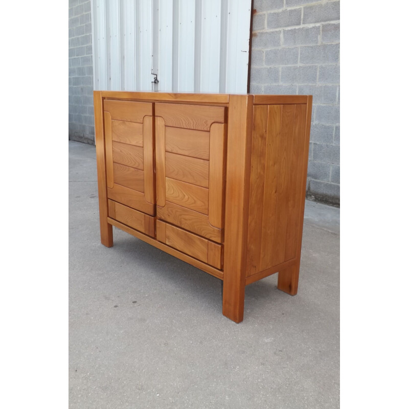 Vintage Elm chest of drawers 1970 
