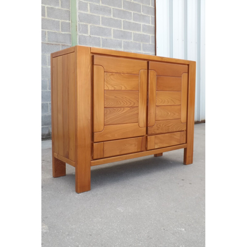 Vintage Elm chest of drawers 1970 