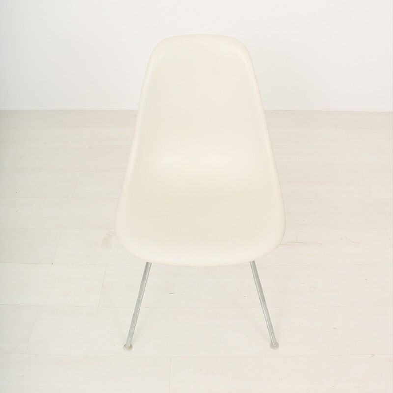 Chaise blanche Herman Miller, Charles & Ray EAMES - 1960