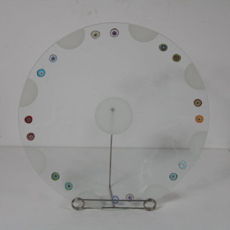 Vintage dish in Murano glass by Bruno Munari for Collezione Murano