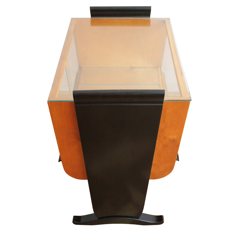 Vintage drinks cabinet by Jindrich Halabala for UP Brno