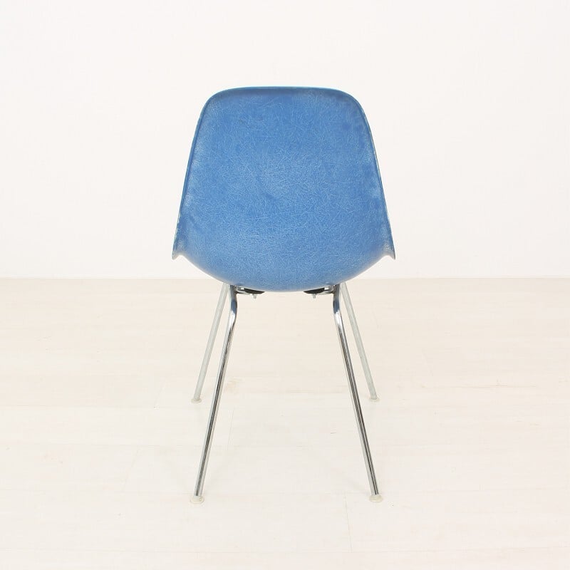 Herman Miller blue chair, Charles & Ray EAMES - 1960s