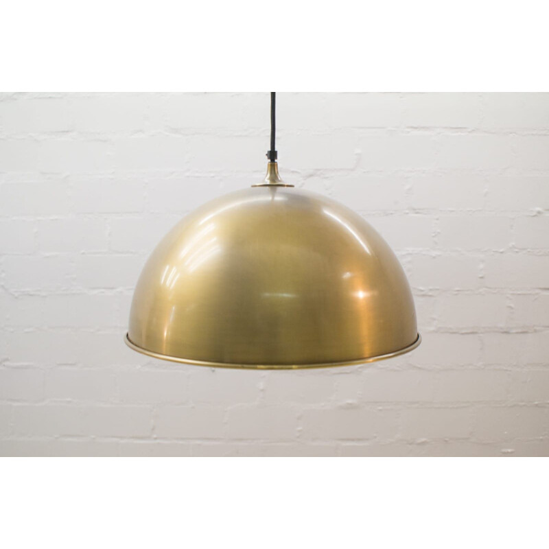 Vintage brass double posa pendant with Counterweight by Florian Schulz