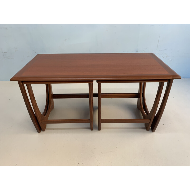 Table basse vintage avec table d'appoint pour G Plan en bois de teck 1960