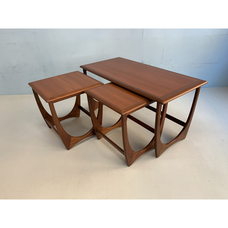 Vintage coffee table with side table for G Plan in teakwood 1960s
