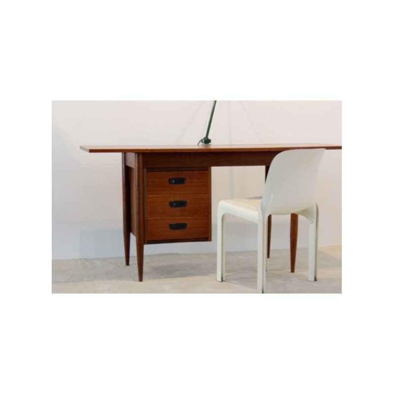 Scandinavian teak desk - 1960s