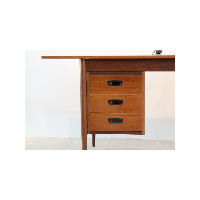 Bureau scandinave vintage en teck par Arne Vodder - 1960