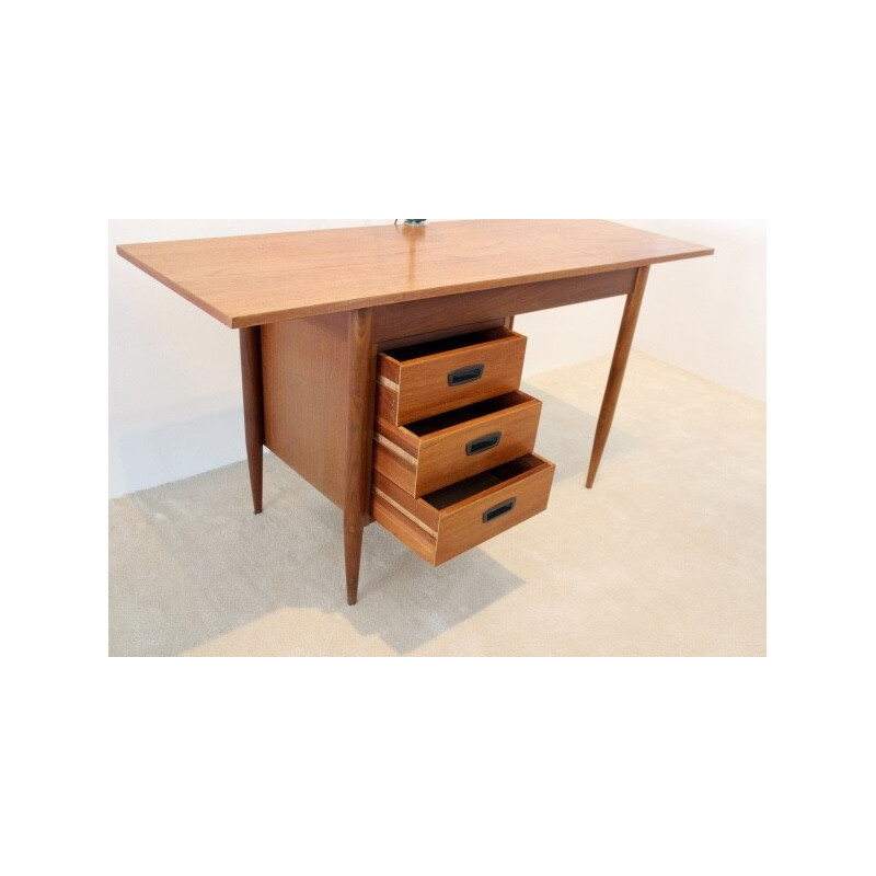 Scandinavian teak desk - 1960s