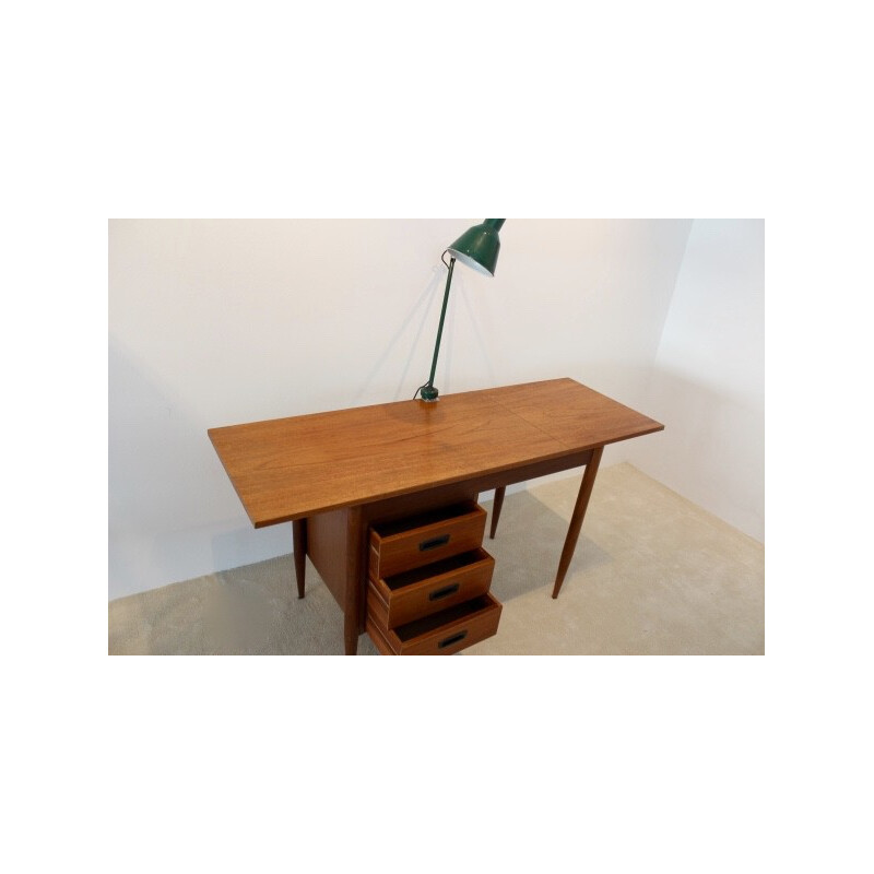 Scandinavian teak desk - 1960s