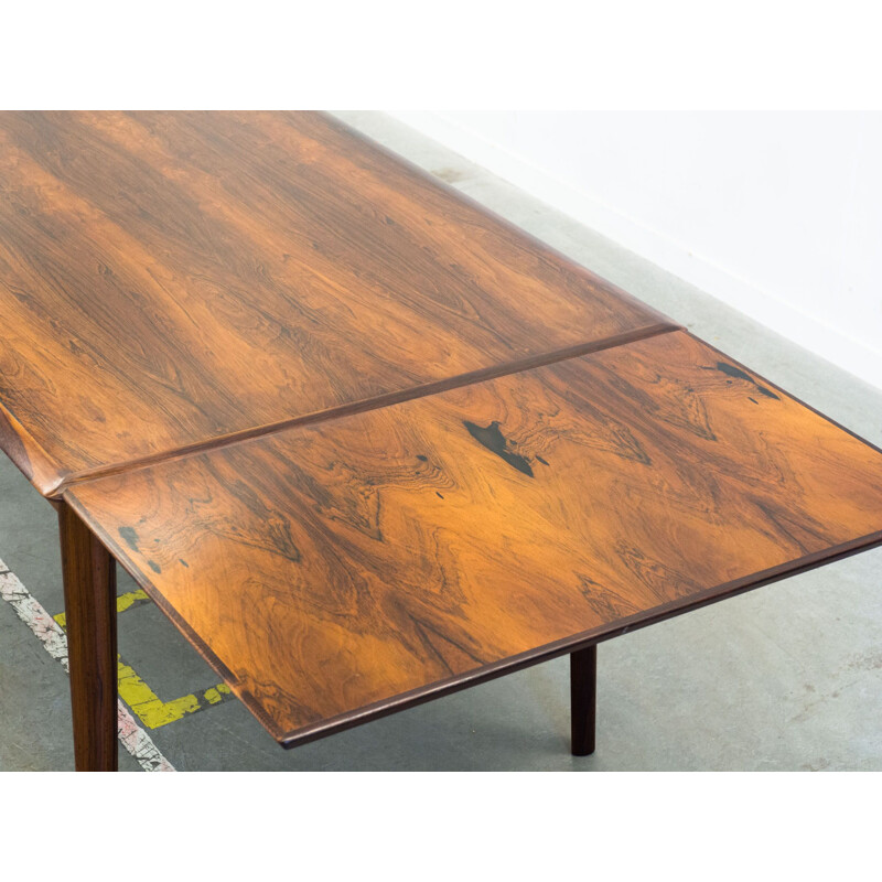Vintage dining table in rosewood extendable by ES Møbler 