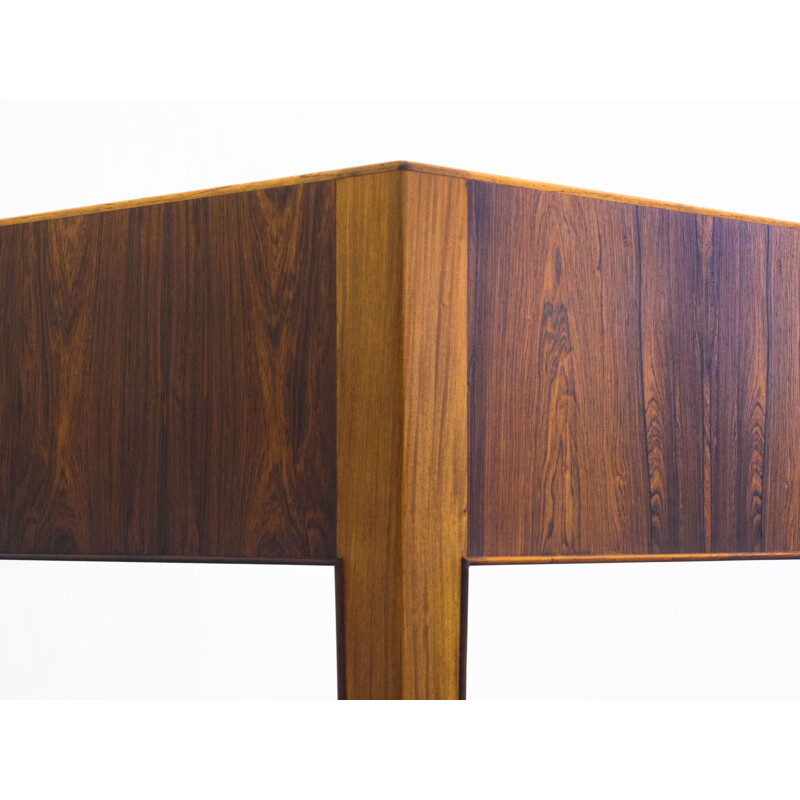 Vintage desk in rosewood by Haslev Møbelsnedkeri