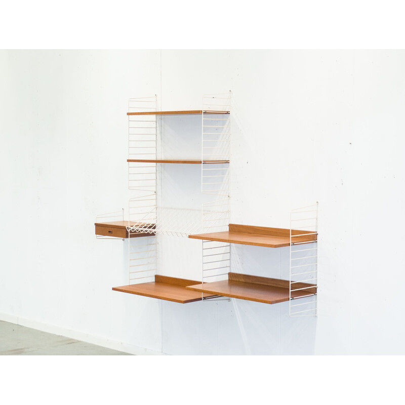 Vintage wall unit string design AB by Nisse & Kajsa Strinning