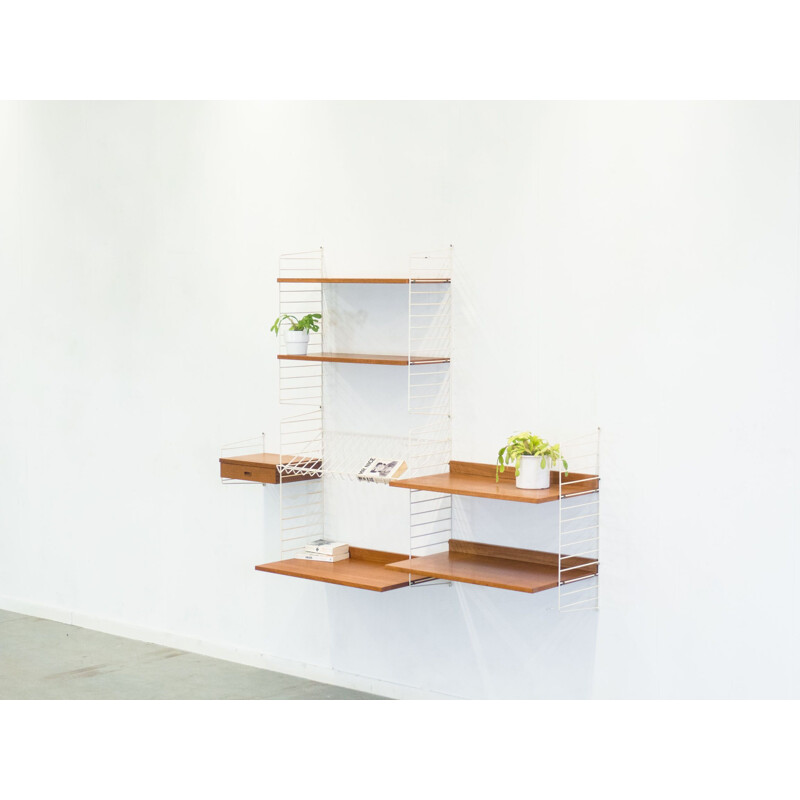 Vintage wall unit string design AB by Nisse & Kajsa Strinning