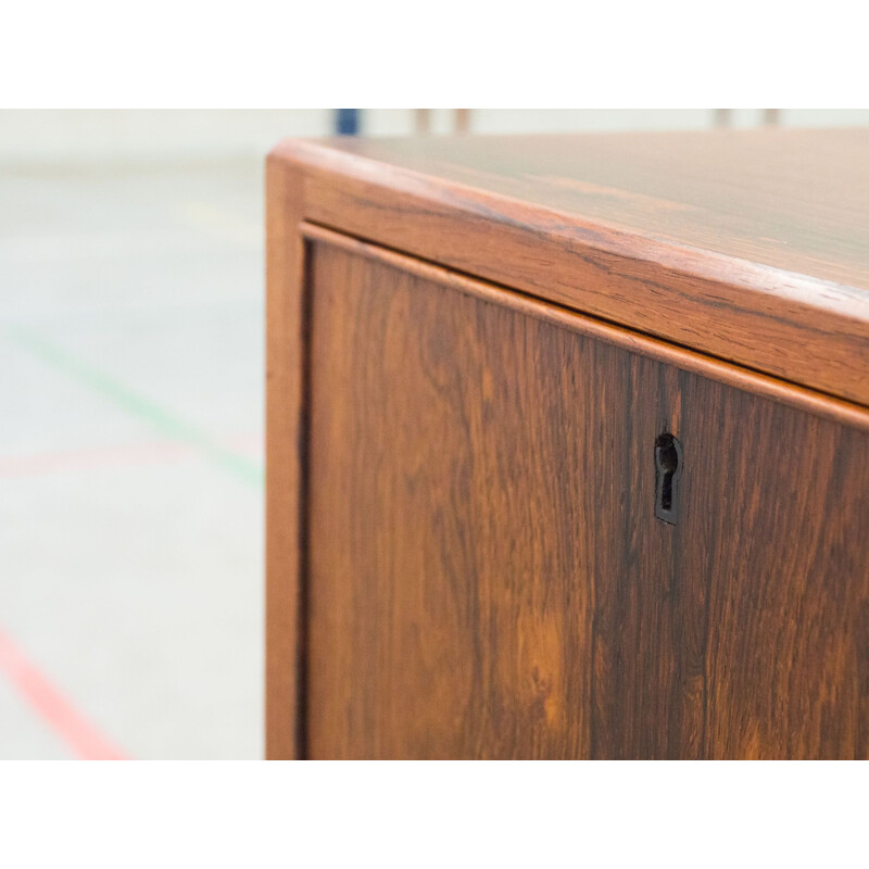 Vintage executive desk in rosewood AJ Iversen by Ole Wanscher