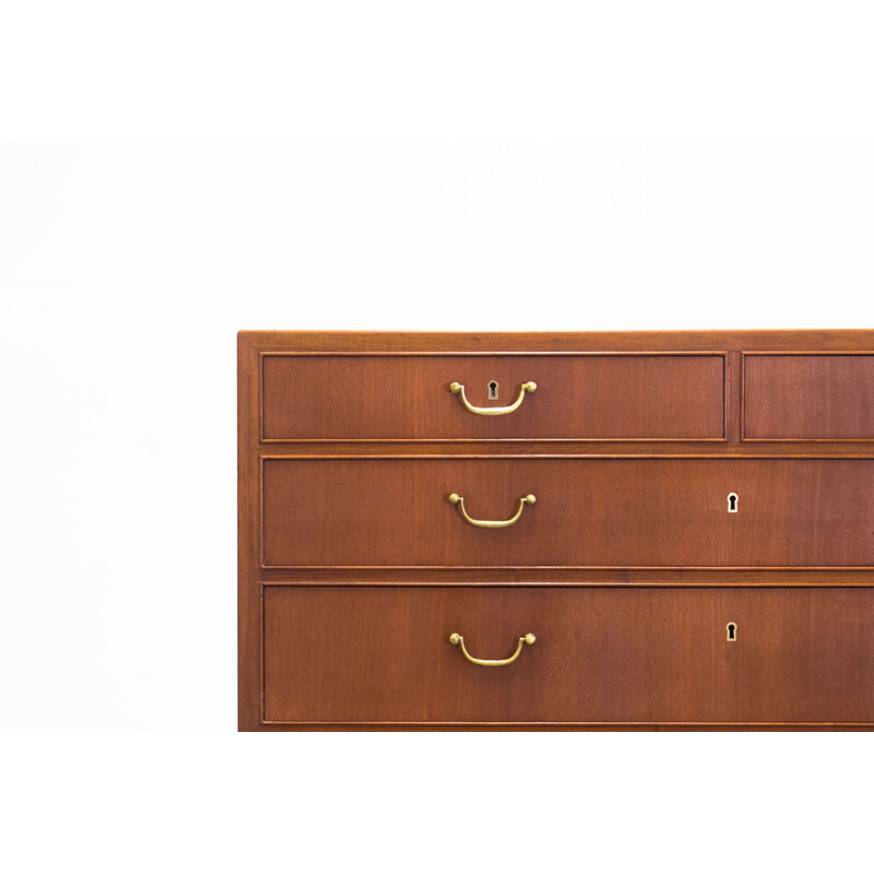 Vintage chest of drawers in teak Scandinavian 1950s