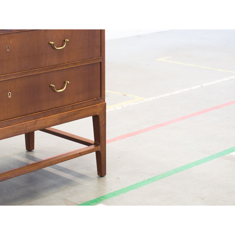 Vintage chest of drawers in teak Scandinavian 1950s