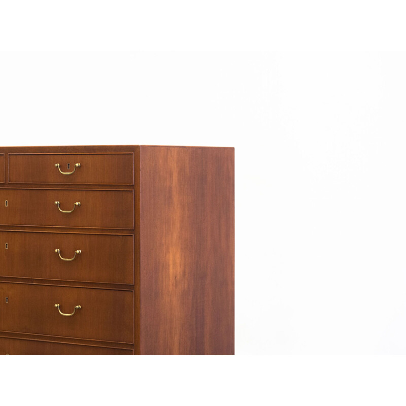 Vintage chest of drawers in teak Scandinavian 1950s