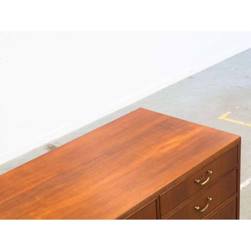 Vintage chest of drawers in teak Scandinavian 1950s