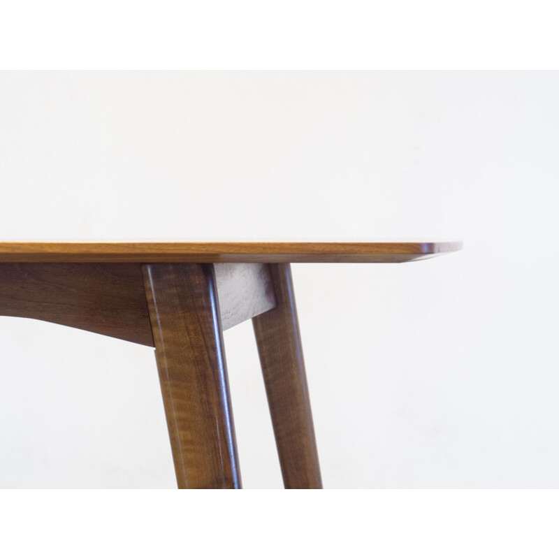 Vintage dining table in walnut extendable Denmark