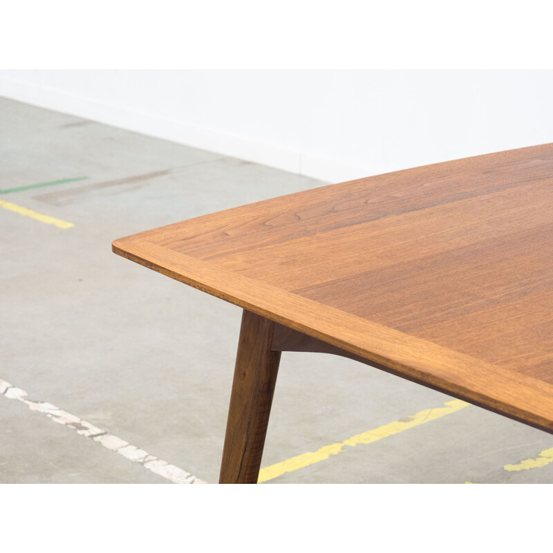 Vintage dining table in walnut extendable Denmark