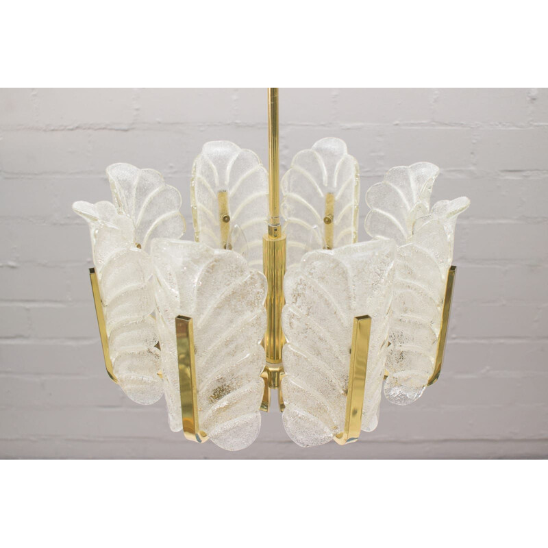 Vintage 8-light chandelier by Carl Fagerlund for Orrefors