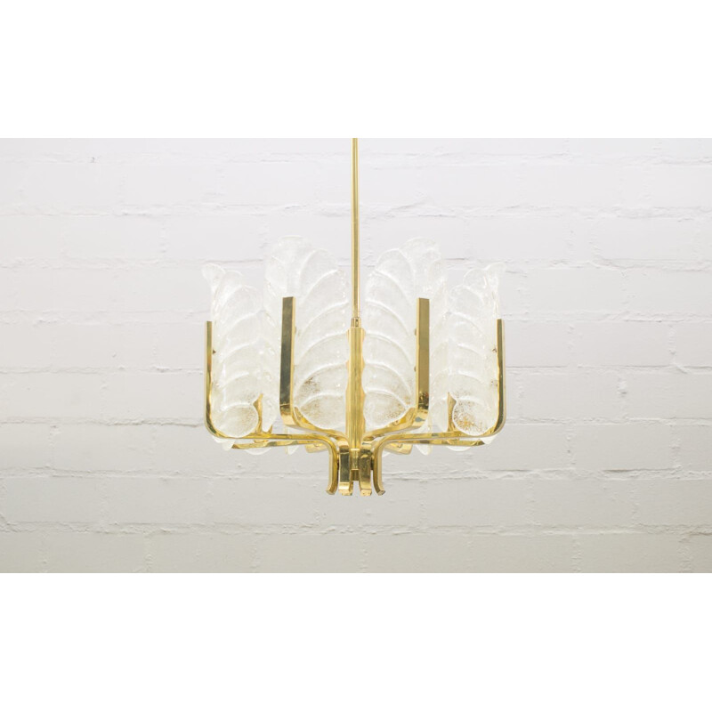 Vintage 8-light chandelier by Carl Fagerlund for Orrefors