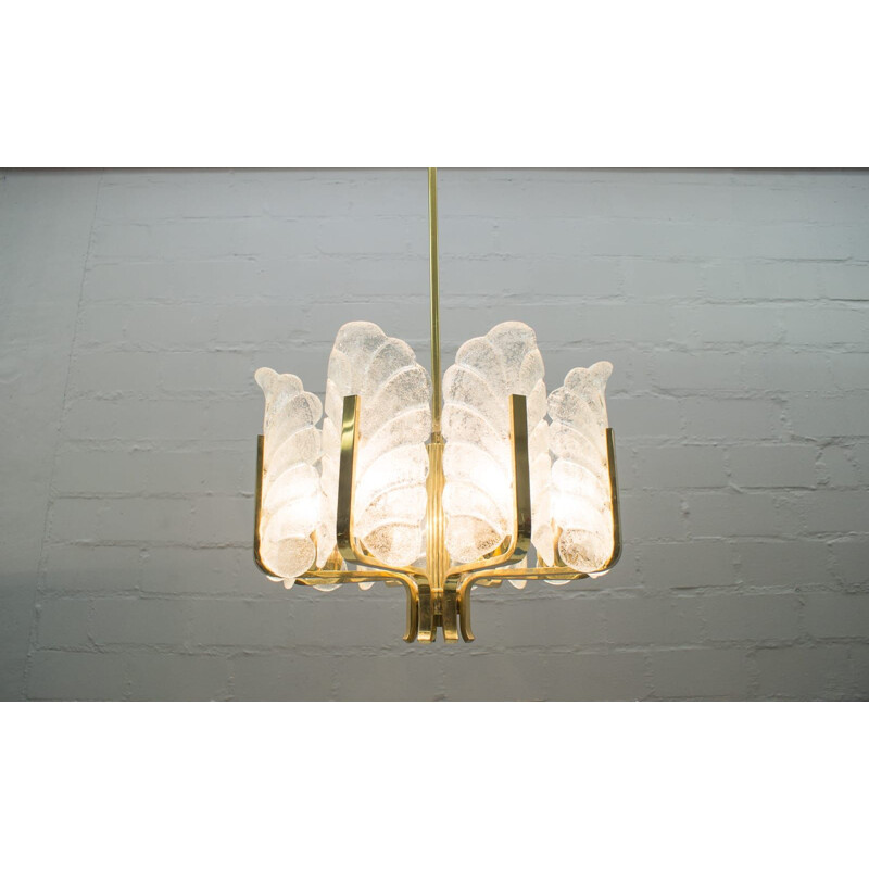 Vintage 8-light chandelier by Carl Fagerlund for Orrefors