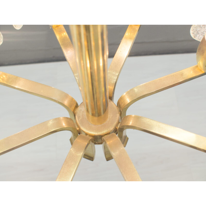 Vintage 8-light chandelier by Carl Fagerlund for Orrefors