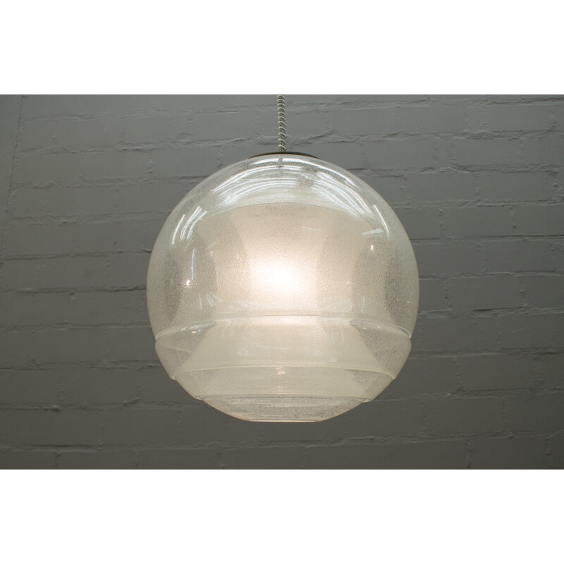 Vintage pendant light by Carlo Nason for Mazzega,1960