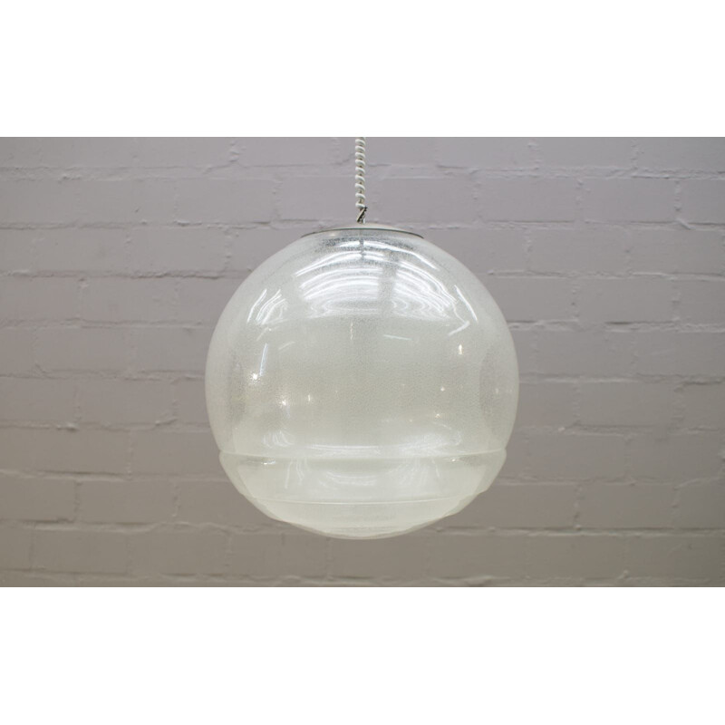 Vintage pendant light by Carlo Nason for Mazzega,1960