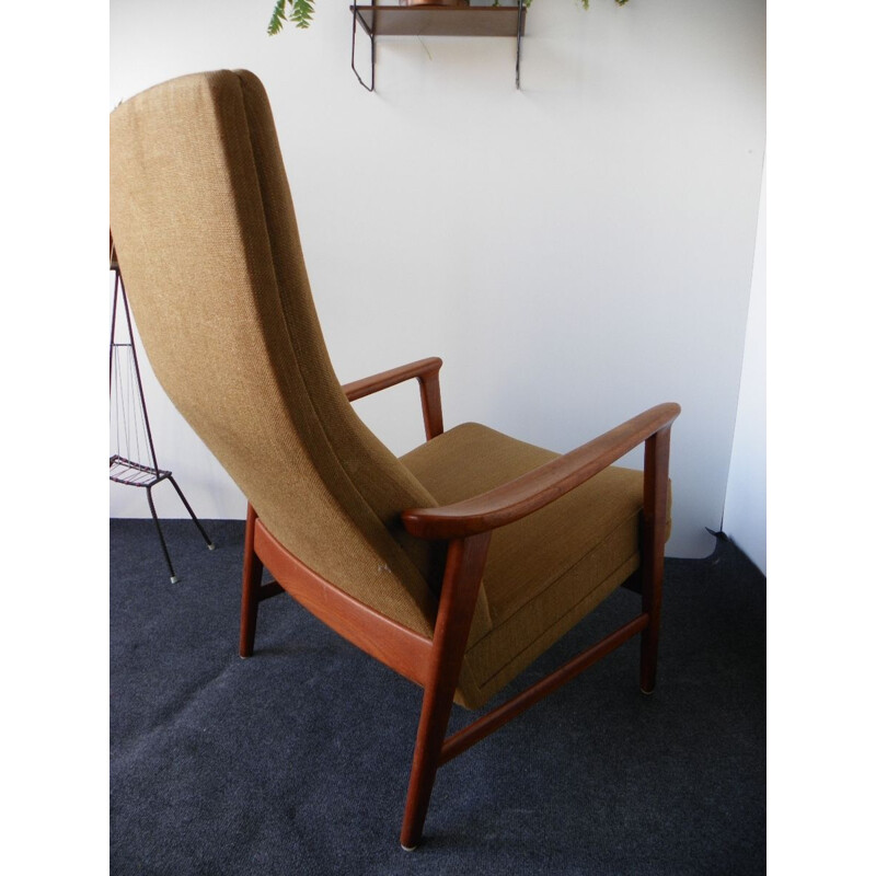 Chaise longue vintatge suédois des années 60 