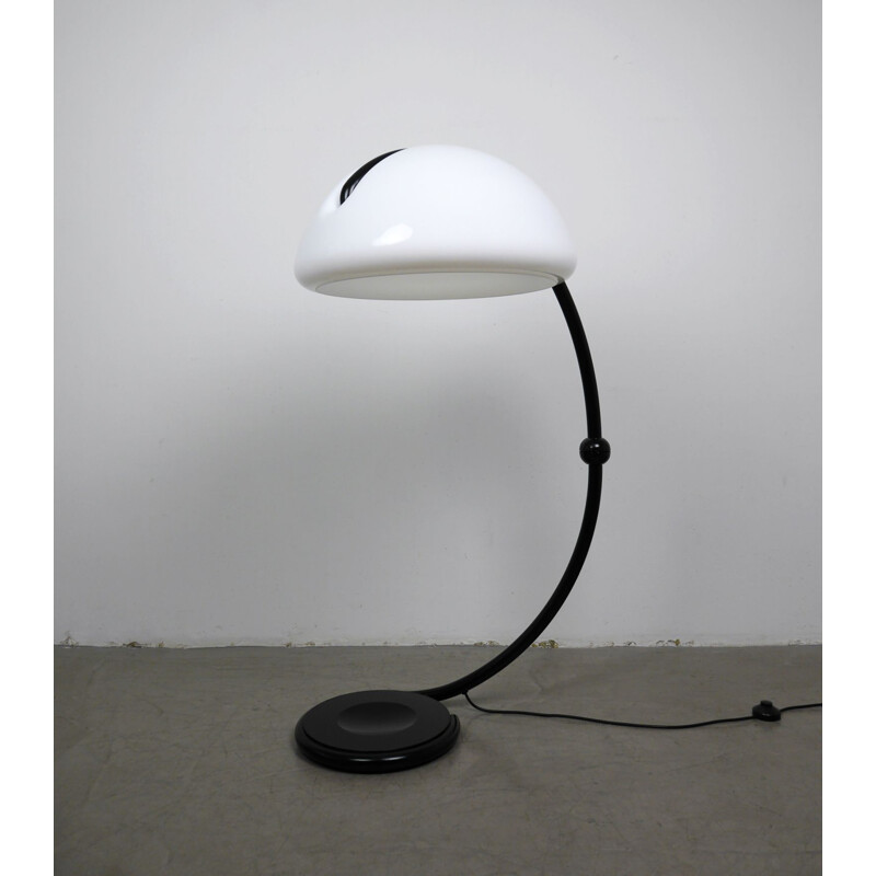 Lampadaire vintage Serpente de Elio Martinelli pour Martinelli Luce, Italie, années 1960