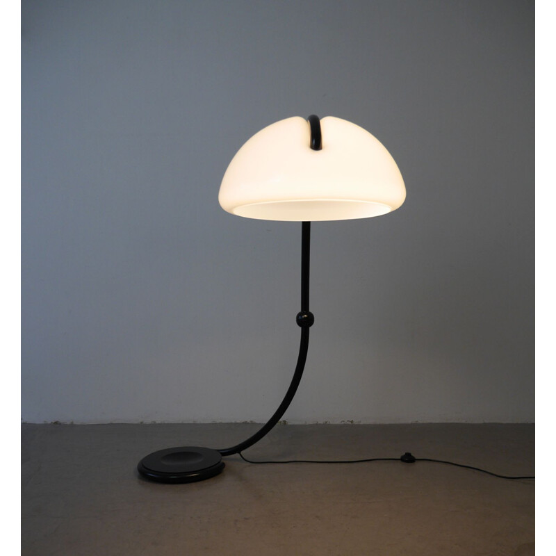 Vintage Floor Lamp Serpente by Elio Martinelli for Martinelli Luce, Italy, 1960s