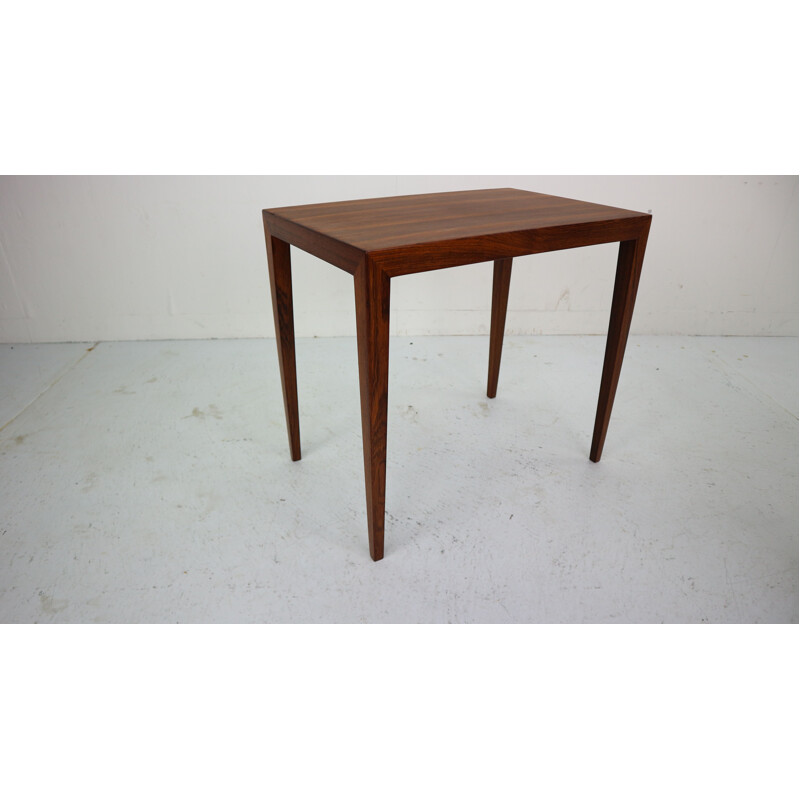 Vintage nesting tables for Haslev in rosewood 1960