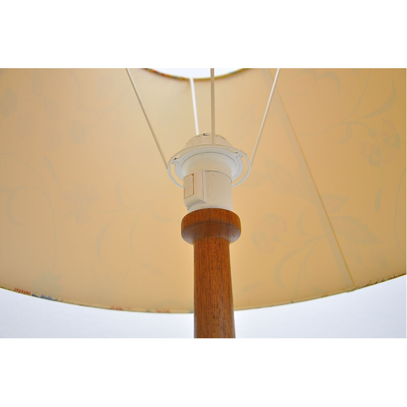 Vintage danish floor lamp made of solid teak 1960s