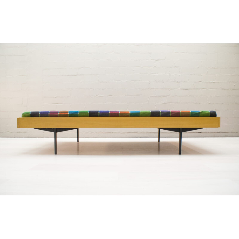 Vintage german daybed for Karl Ohr in metal and wood 1960s