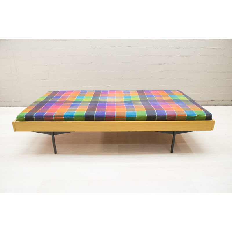 Vintage german daybed for Karl Ohr in metal and wood 1960s
