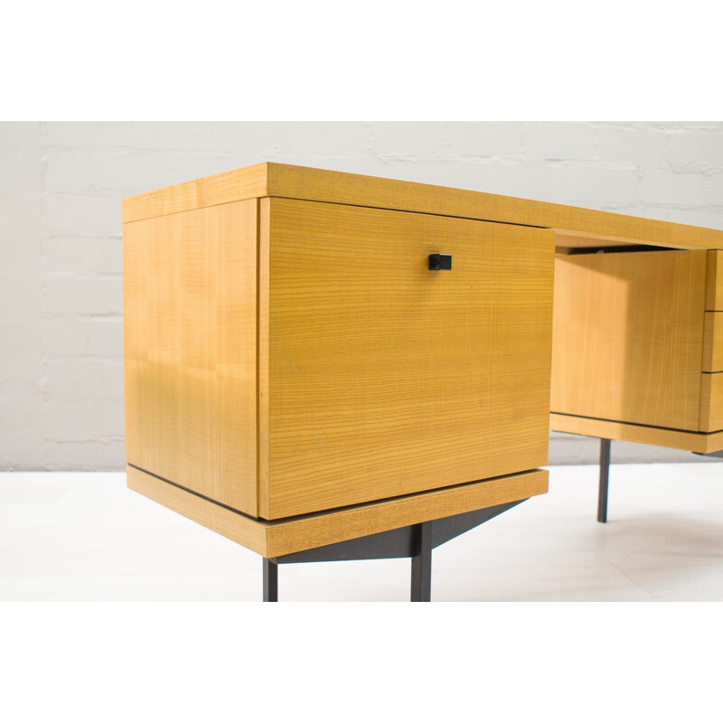 Vintage dressing table by Karl Ohr in wood and metal 1960s