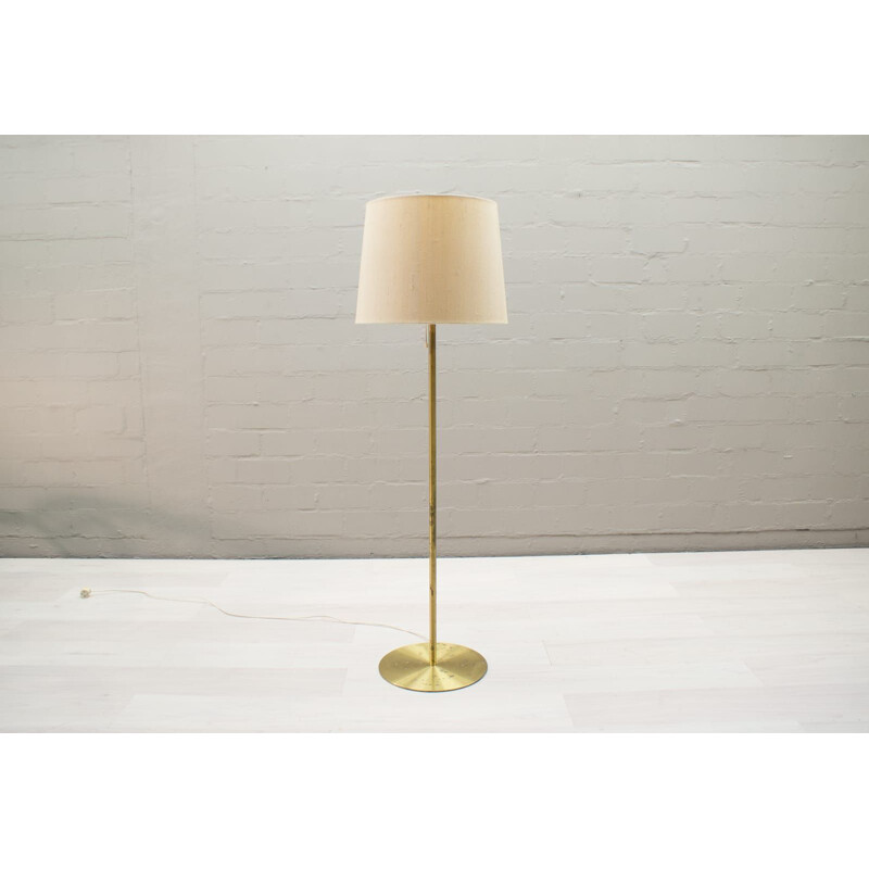 Vintage scandinavian floor lamp for Luxus in brass 1960s